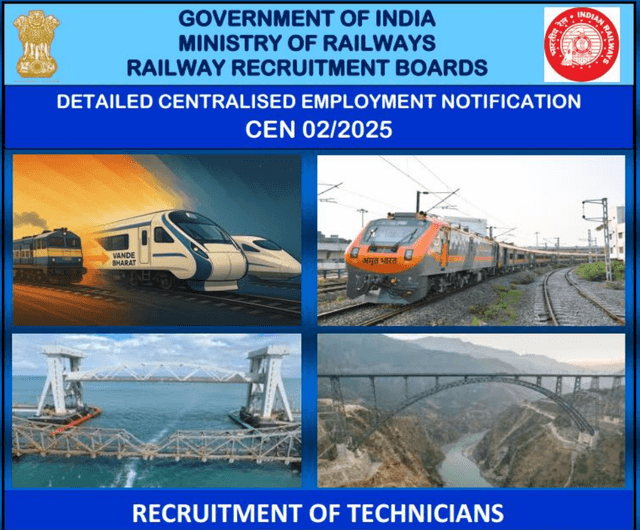 RRB Technician Form 2025 (6238 Post) --Last Date to apply Image